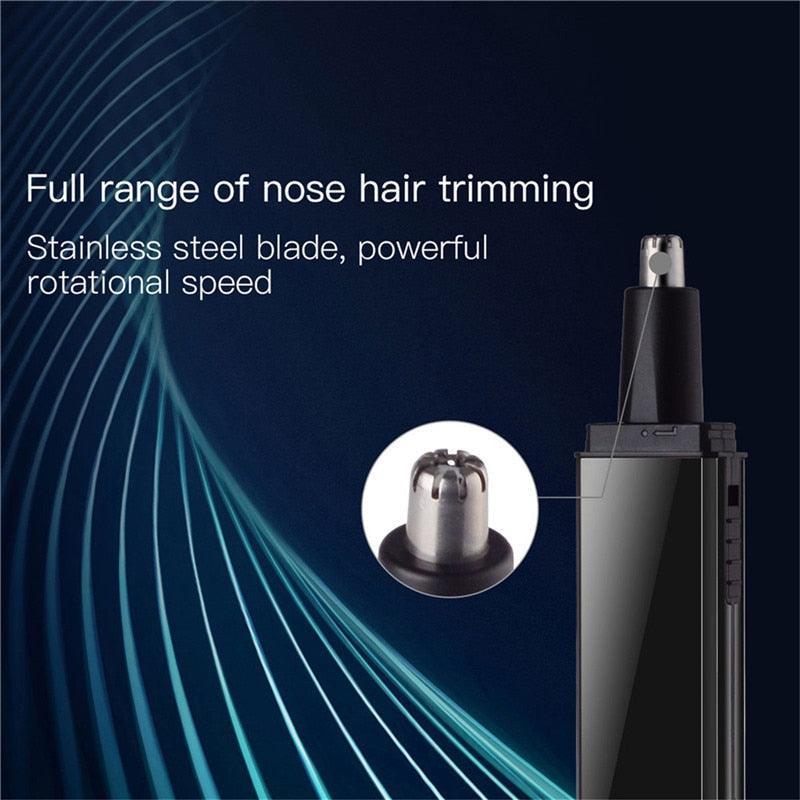 Portable 4 In 1 Rechargable Ear Nose Trimmer Electric Close Shaver - VirtuousWares:Global