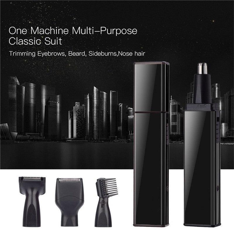 Portable 4 In 1 Rechargable Ear Nose Trimmer Electric Close Shaver - VirtuousWares:Global