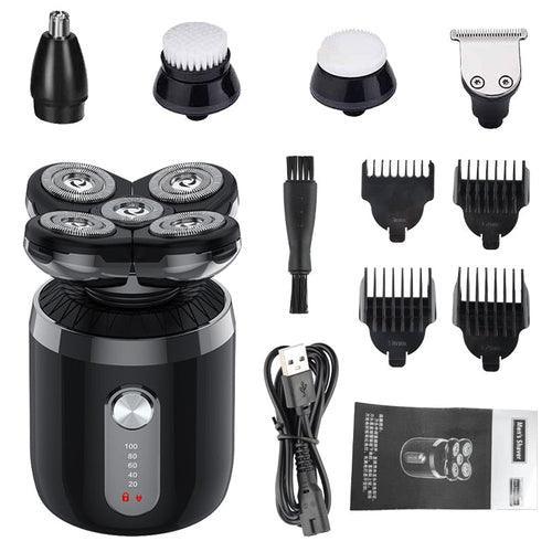 Portable 5 in 1 Men's Electric Shaver Body Trimmer USB Rechargeable - VirtuousWares:Global