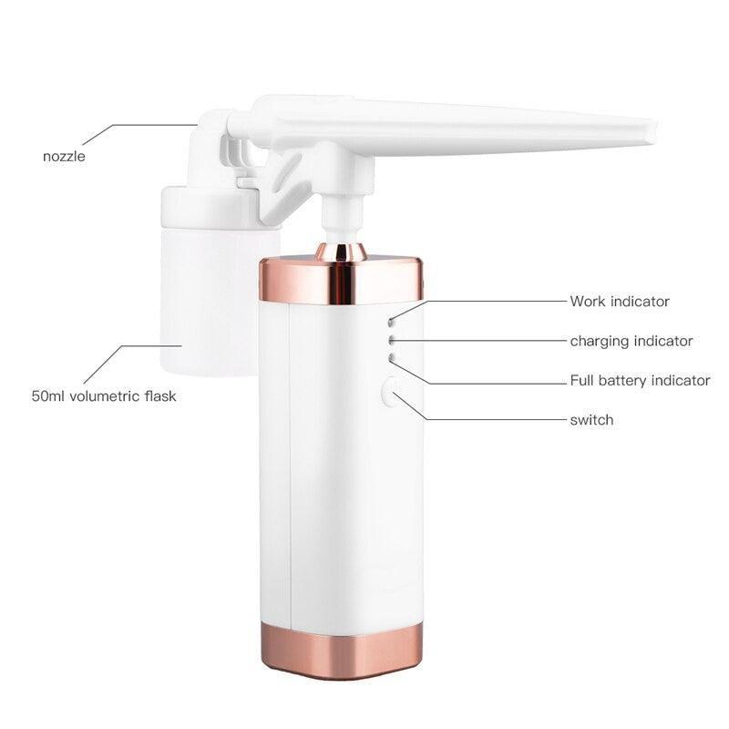 Portable Air Compressor Spray Gun 50ml USB Rechargeable Airbrush - VirtuousWares:Global