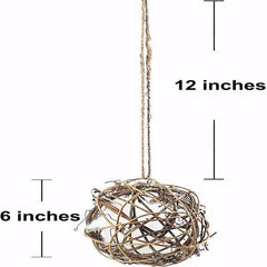 Portable Bird Nesters Refillable Cotton Nesting Material Bird Toys - VirtuousWares:Global