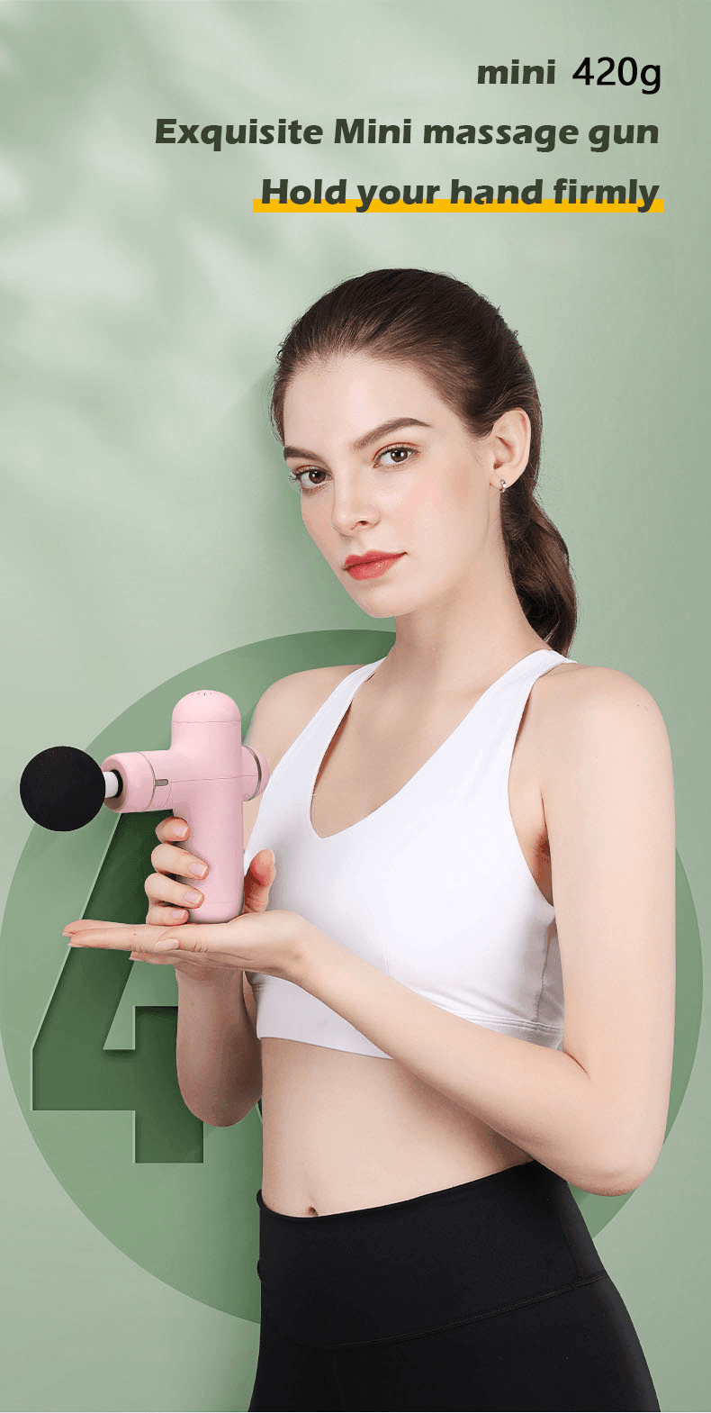 Portable Deep Tissue Massager Electric Brushless Motor Massage Gun - VirtuousWares:Global