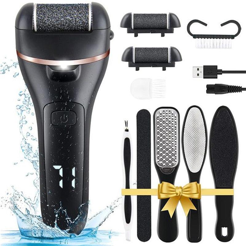 Portable Electric Foot File Callus Remover USB Rechargeable Foot Care - VirtuousWares:Global