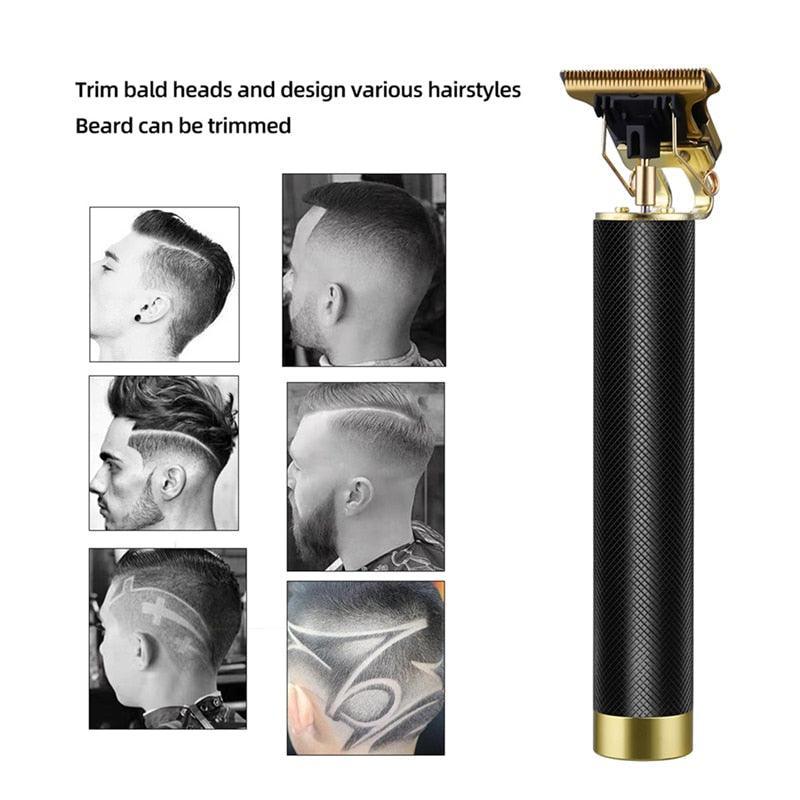 Portable Electric Hair Clippers T-blade For Men's Hair Beard Trimmer - VirtuousWares:Global