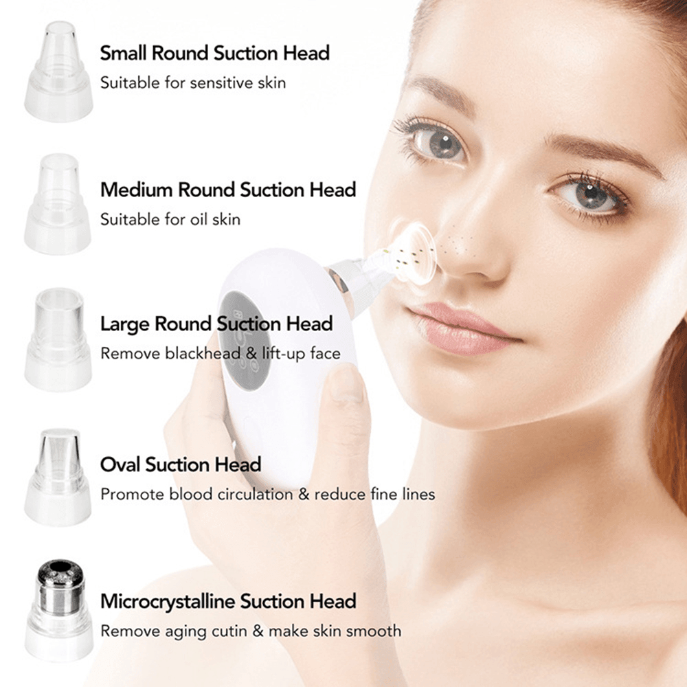 Portable Face Deep Pore Cleaner Vacuum Blackhead Remover - VirtuousWares:Global