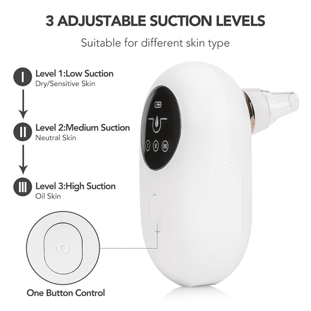 Portable Face Deep Pore Cleaner Vacuum Blackhead Remover - VirtuousWares:Global