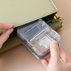 Portable Mini - Packing Medicine Storage Box Tablet Cutter - VirtuousWares:Global