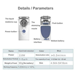 Portable Nebulizer Handheld Nebulizer For Home Daily Use Machine - VirtuousWares:Global