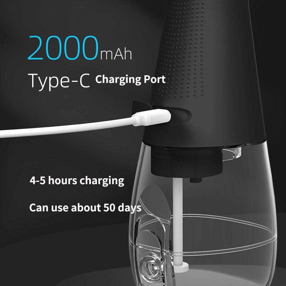 Portable Oral Irrigator Dental Water Flosser Rechargeable Dental Water - VirtuousWares:Global