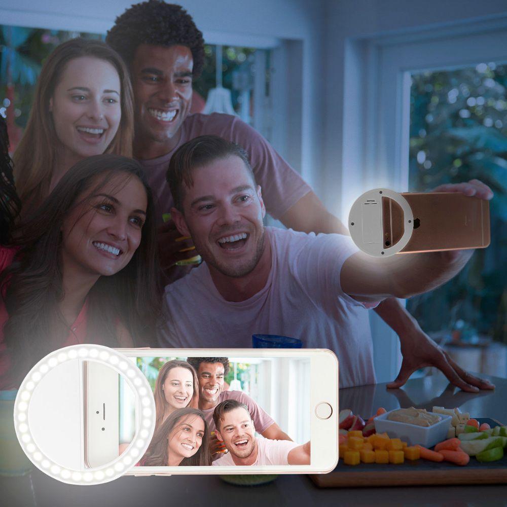 Portable Selfie Ring Clip On for Mobile Phone - VirtuousWares:Global