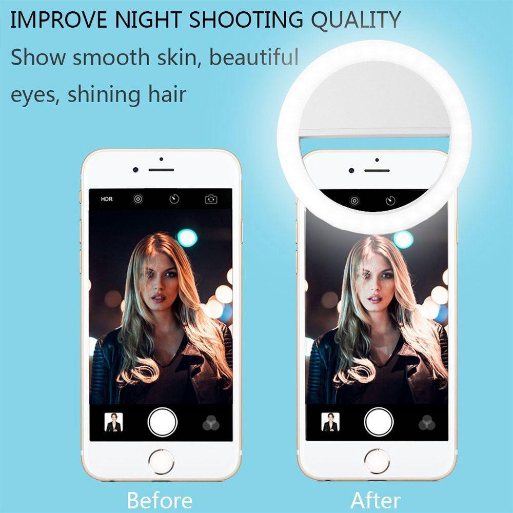 Portable Selfie Ring Clip On for Mobile Phone - VirtuousWares:Global