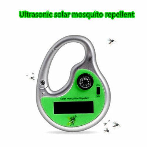 Portable Solar Charging Ultrasonic Mosquito Repellent - VirtuousWares:Global