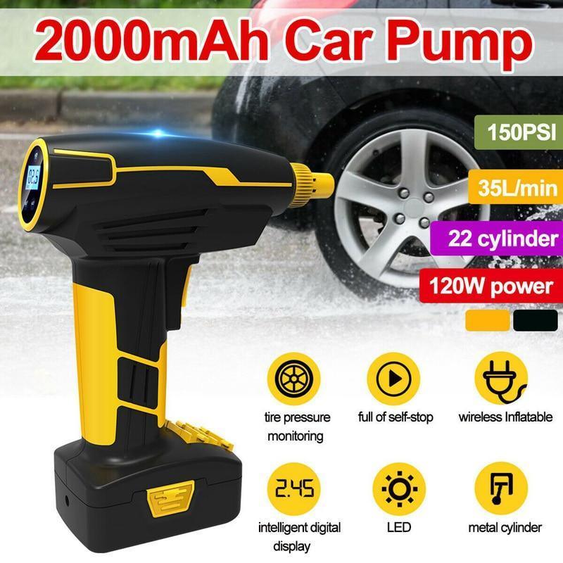 Portable Tire Inflator Air Pump - VirtuousWares:Global