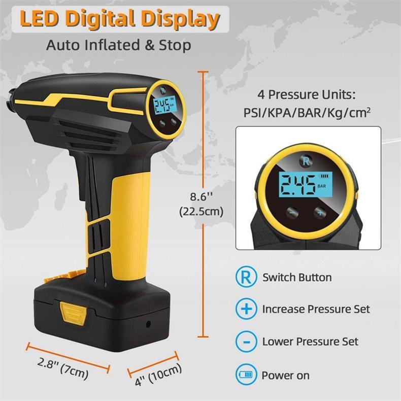 Portable Tire Inflator Air Pump - VirtuousWares:Global