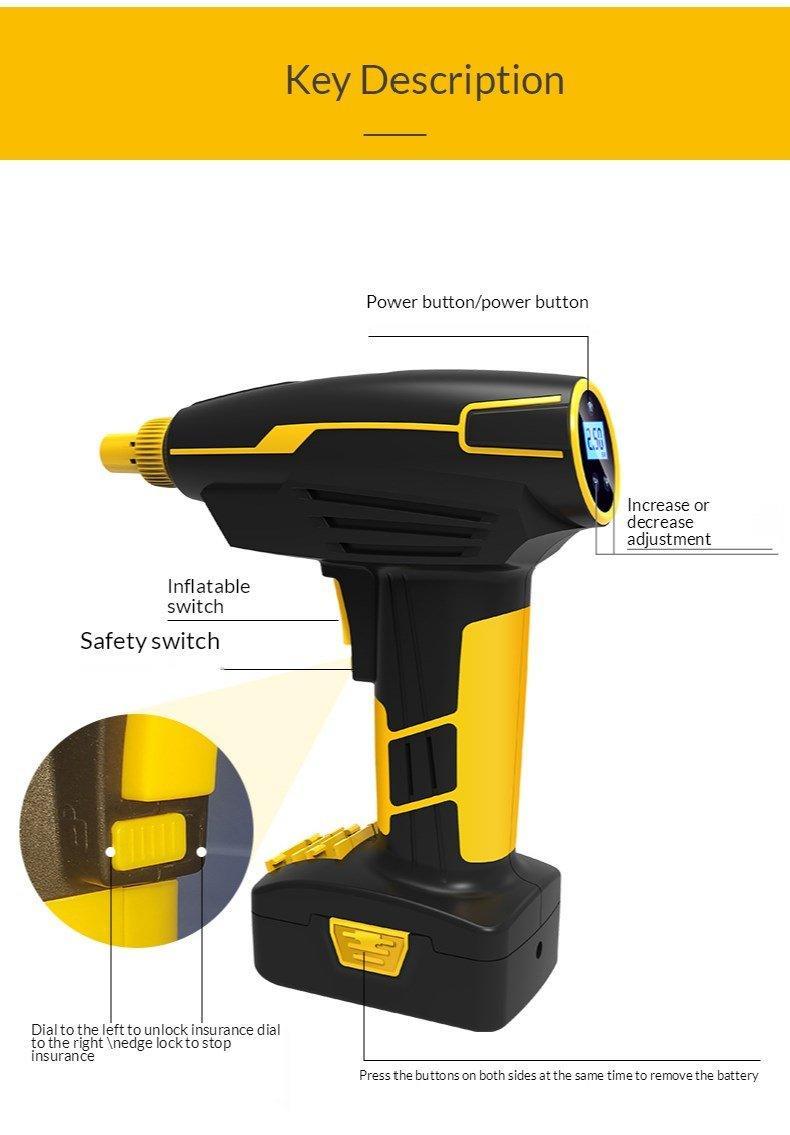 Portable Tire Inflator Air Pump - VirtuousWares:Global