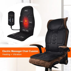 Portable Vibrating Heat Therapy Massage Cushion Mattress - VirtuousWares:Global