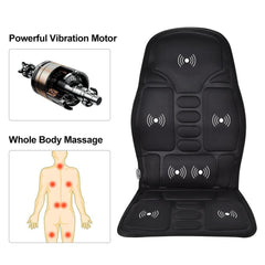 Portable Vibrating Heat Therapy Massage Cushion Mattress - VirtuousWares:Global
