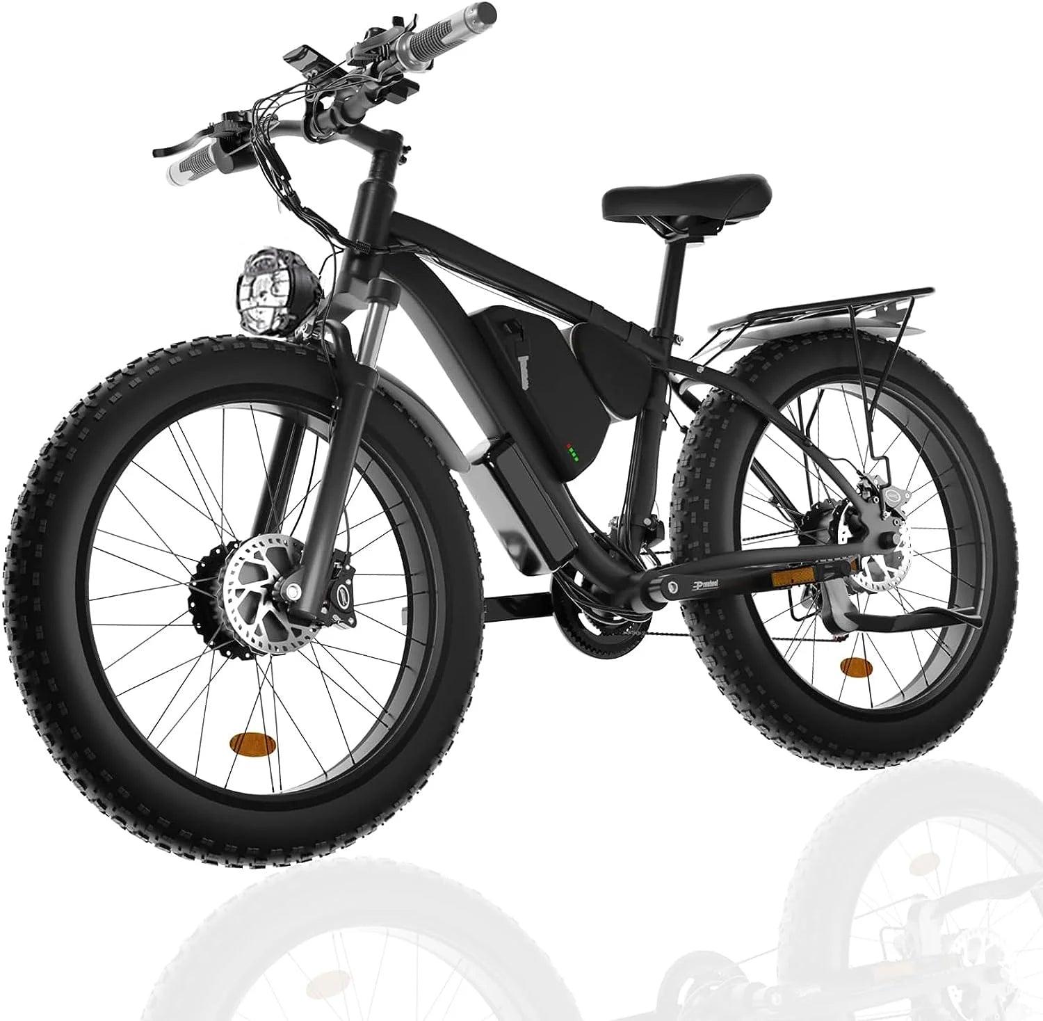 Powerful 2000W Double Motor Electric Mountain Bicycle 48V Smlro XDC600 - VirtuousWares:Global