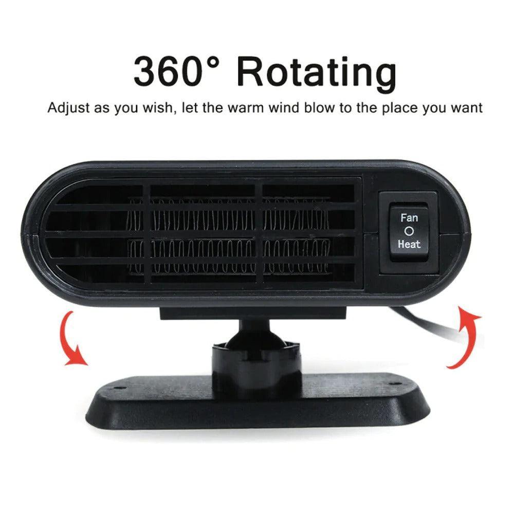 Powerful Car Heater and Fan Defroster 500W - VirtuousWares:Global