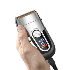 Powerful Electric Shaver for Men with Digital Display Base - VirtuousWares:Global