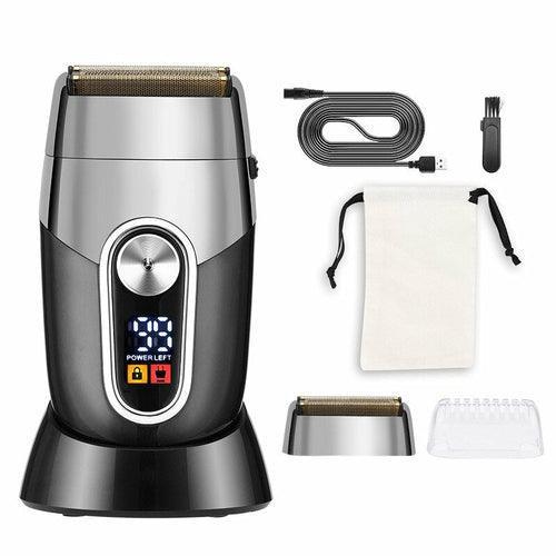 Powerful Electric Shaver for Men with Digital Display Base - VirtuousWares:Global