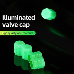 Practical Decoration Rubber Luminous Motorcycle Tire Valve Cover - VirtuousWares:Global
