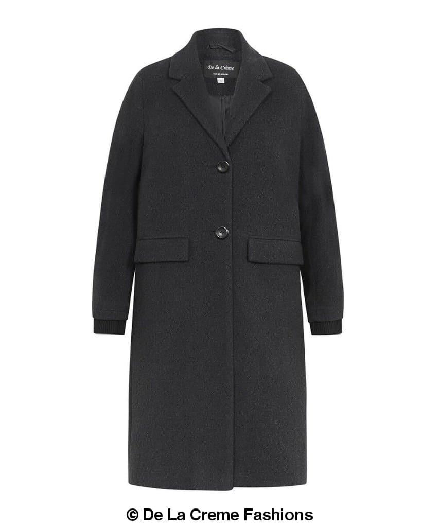 (PRE-ORDER) Womens Wool Blend Winter Warm Knee Length Coat - VirtuousWares:Global