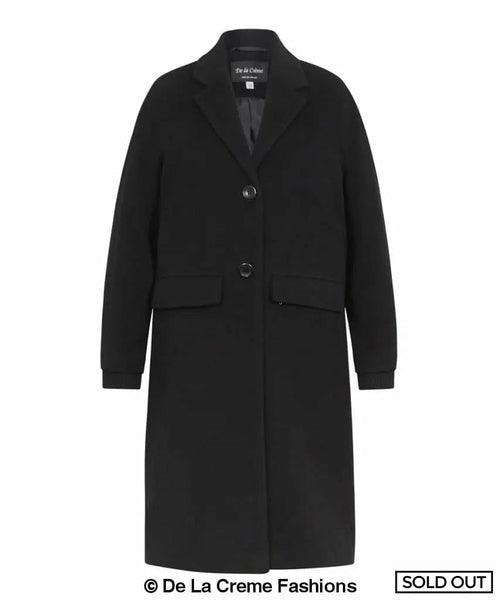 (PRE-ORDER) Womens Wool Blend Winter Warm Knee Length Coat - VirtuousWares:Global