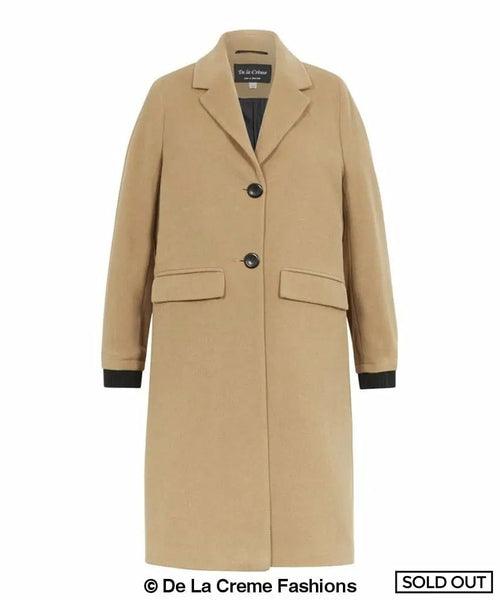 (PRE-ORDER) Womens Wool Blend Winter Warm Knee Length Coat - VirtuousWares:Global