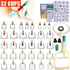 Premium 32 PCS Massage Cupping Therapy Set - VirtuousWares:Global