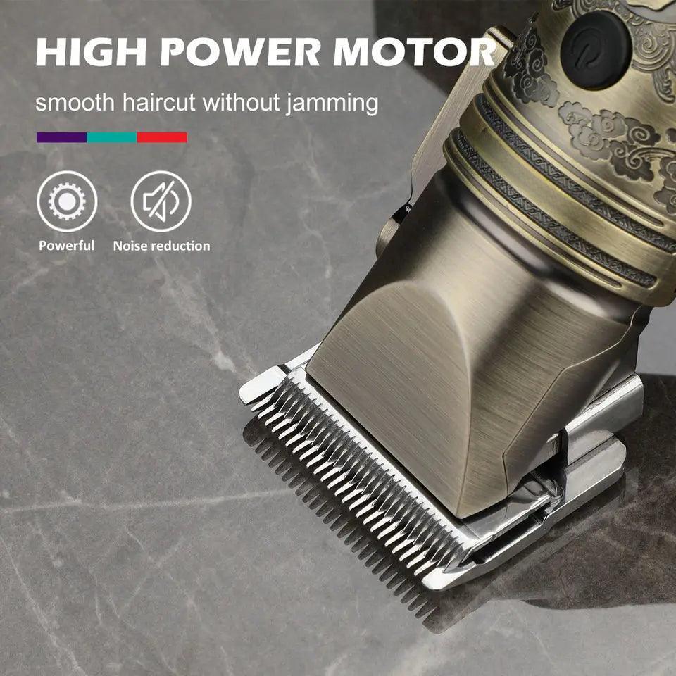 Professional All Metal Cordless Hair Trimmer For Men Electric Beard & - VirtuousWares:Global