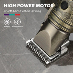 Professional All Metal Cordless Hair Trimmer For Men Electric Beard & - VirtuousWares:Global