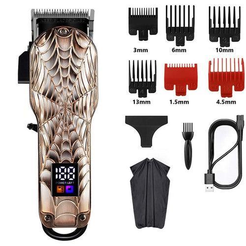 Professional Barber Hair Clippers Home Hair cutting Machine with LCD - VirtuousWares:Global