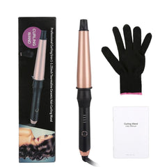 Professional Curling Iron 1.25 Inch Tourmaline Ceramic Hair Wand - VirtuousWares:Global