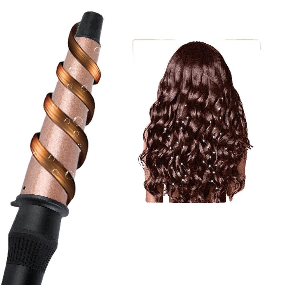 Professional Curling Iron 1.25 Inch Tourmaline Ceramic Hair Wand - VirtuousWares:Global