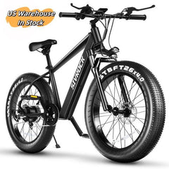 Professional Electric Bike For Adults, 26 X 4.0 Inches Fat Tire Electric Mountain Bicycle, 1000W Motor 48V 15Ah Ebike For Trail Riding, Excursion And Commute, UL And GCC Certified - VirtuousWares:Global