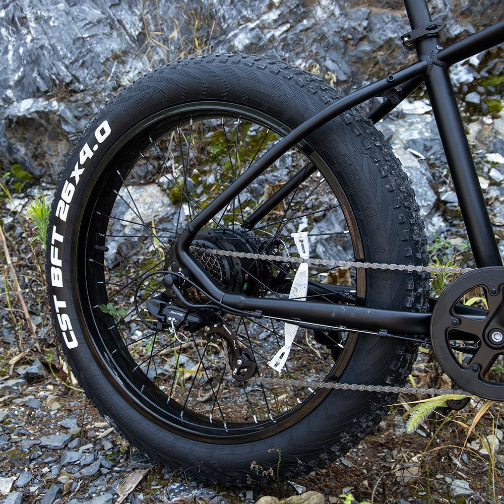 Professional Electric Bike For Adults, 26 X 4.0 Inches Fat Tire Electric Mountain Bicycle, 1000W Motor 48V 15Ah Ebike For Trail Riding, Excursion And Commute, UL And GCC Certified - VirtuousWares:Global