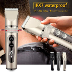 Professional Hair Clipper For Men Rechargeable Electric Razor Hair - VirtuousWares:Global