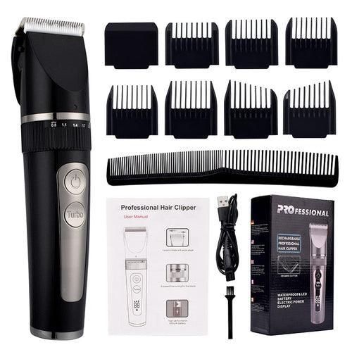 Professional Hair Clipper For Men Rechargeable Electric Razor Hair - VirtuousWares:Global
