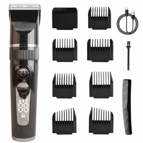 Professional Hair Clipper For Men Rechargeable Hair Trimmer Hair - VirtuousWares:Global