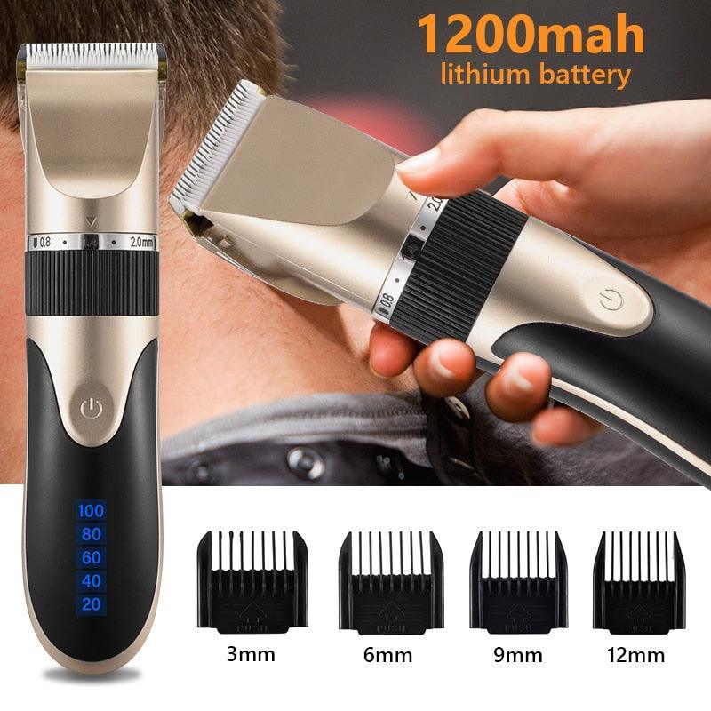 Professional Hair Trimmer Digital USB Hair Clipper - VirtuousWares:Global
