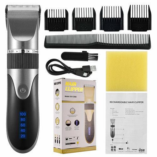 Professional Hair Trimmer Digital USB Hair Clipper - VirtuousWares:Global