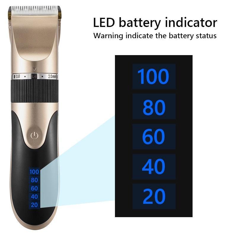 Professional Hair Trimmer Digital USB Hair Clipper - VirtuousWares:Global