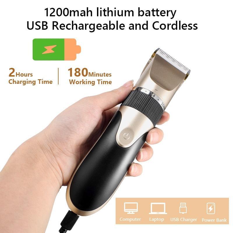 Professional Hair Trimmer Digital USB Hair Clipper - VirtuousWares:Global