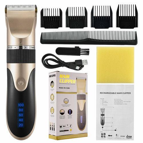 Professional Hair Trimmer Digital USB Hair Clipper - VirtuousWares:Global