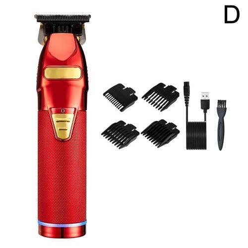 Professional Hair Trimmer Gold For Men Rechargeable Barber Cordless - VirtuousWares:Global