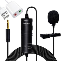 Professional Lavalier Mic, Microphone for Phone, Clip on Lav Microfono - VirtuousWares:Global