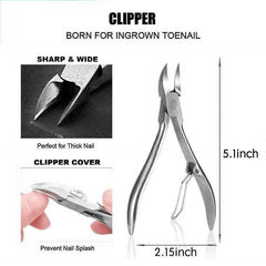 Professional Pedicure Tools Ingrown Toenail Tools Kit Nail Care - VirtuousWares:Global