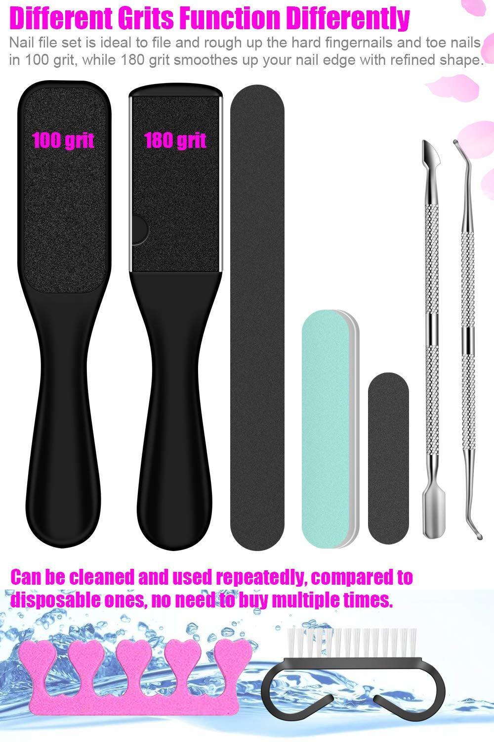 Professional Pedicure Tools Set 23 in 1 Stainless Steel Foot Care Kit - VirtuousWares:Global