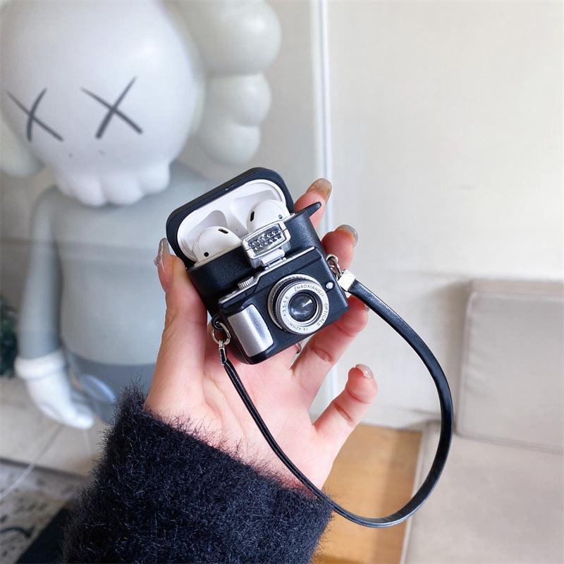 Protective Retro Camera Wireless Bluetooth Headset Case - VirtuousWares:Global